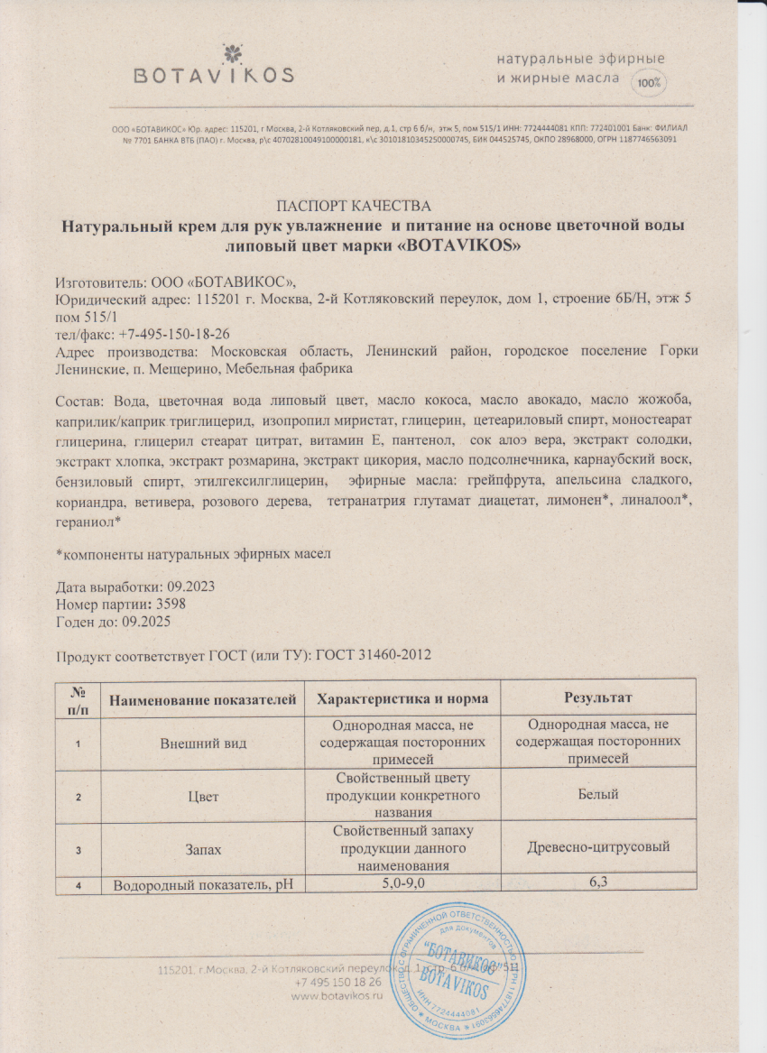Паспорт №092023